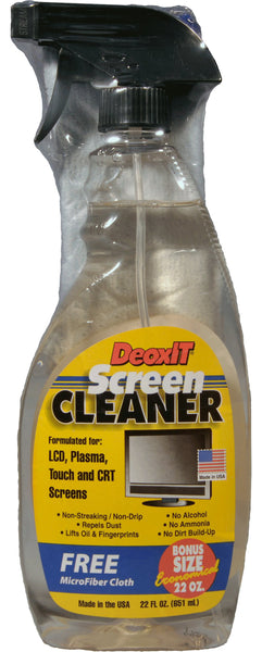 Screen Cleaner Kit, with microfiber cloth Alcohol-free 22 oz