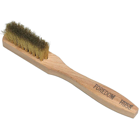 Brass Trim Brush, 5/8” wide x 5-3/4” long with Bristles 3/8” wide x 1-3/4” long x 5/8” height