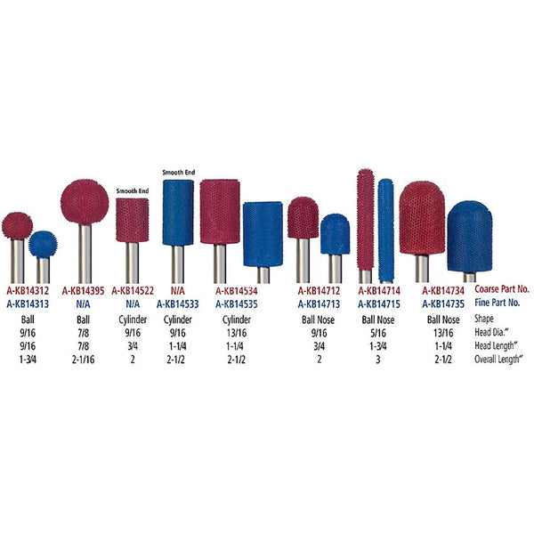 Typhoon Burs, 1/4” Shank