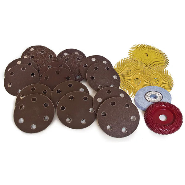 Wood Carving Kit, 1 ea. A-KB25628, A-10064, A-4542-6, A-10032, A-10033, A-10034, A-10035, A-10036, 2 ea. A-10042, A-5632-5, A-5633-5, A-5634-5, A-5635-5, A-10041-25