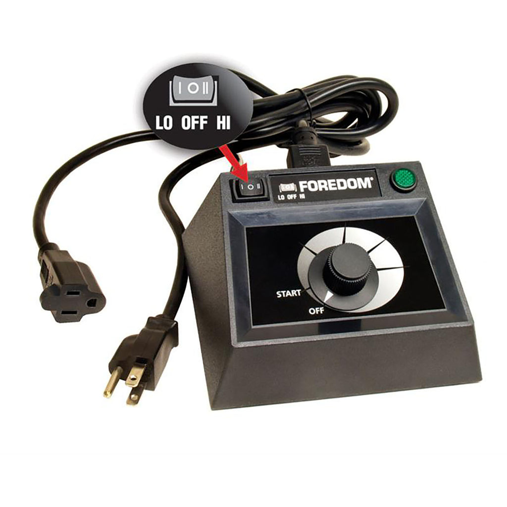 Variable Speed Plastic Table Top Dial with Switch for Dual Speed Range ...