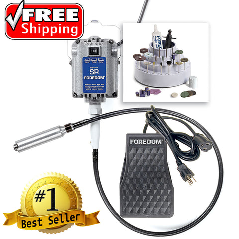 Foredom K.2830 Classic Jewelers Kit with H.30 Handpiece & SCT Metal Foot Pedal Speed Control