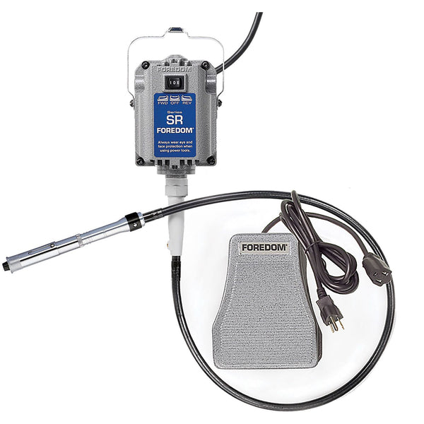 1/6 hp SR Motor, SCT Metal Foot Pedal Speed Control, H.8 Handpiece, 115v