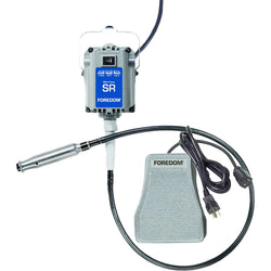 1/6 hp SR Motor, SCT Plastic Foot Pedal Speed Control, H.20 Quick Change Style Handpiece, 115v