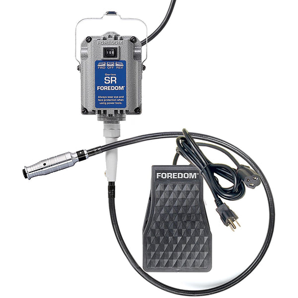 1/6 hp SR Motor, FCT Plastic Foot Pedal Speed Control, H.43T Collet Style Handpiece, 115v