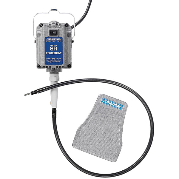 Foredom M.SR-SCT M.SR Hang-Up Motor with SCT-1 Cast Iron Foot Pedal Speed Control, 115v