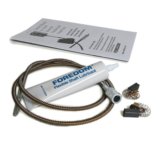 Maintenance Kit for 1/8hp SR, S, H, K Series Motors, 93 Shaft, 2019P Motor Brushes & 10006 Grease