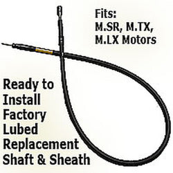Lubricated S-93 Shaft and S-77 Sheath for SR, TX, L, S, R, & CC Series Motors, 39” Long