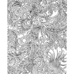 Rolling Mill Pattern, Paisley Outline (4” X 5”) by RMR