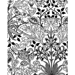 Rolling Mill Pattern, William Morris - Hyacinth (4” X 5”) by RMR