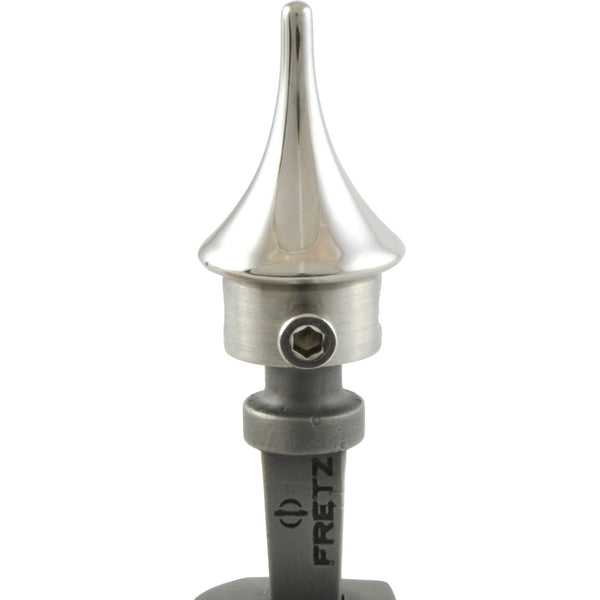 Fretz, Stake, SS 32 mm Tall x 4mm to 24 mm Concave Taper I-13