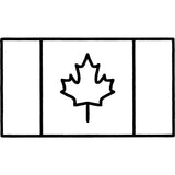 ImpressArt - Design Stamp, Canadian Flag (6mm)