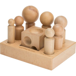 Dapping Punch Set w/Stand - 2.75” Block, 7 punches, 8pc