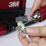 3M™ 3” 4-ply Radial Bristle Brush Green 1 Micron