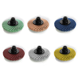 3M™ 3” 4-ply Radial Bristle Brush Green 1 Micron