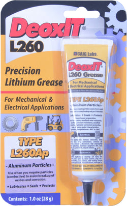 DeoxITL260 Grease L260Ap, Squeeze Tube aluminum particles 28 g