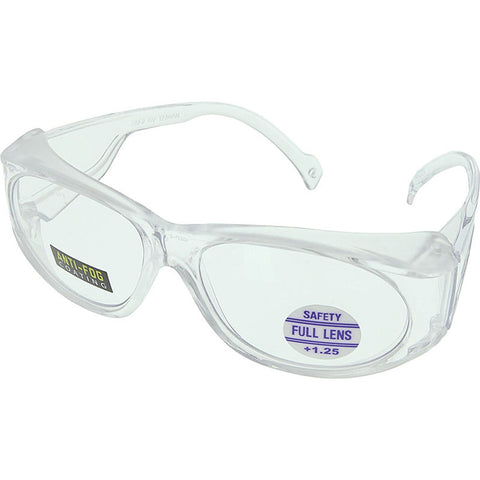 MS Magnifying Safety Glasses - Anti-Fog, 1.50 & 1.75 (2 Pair