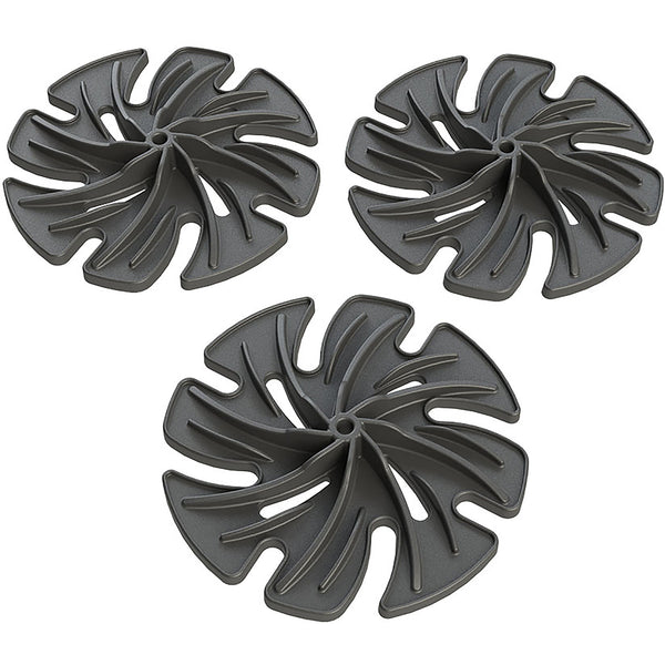 4” See-thru Backpads 3-pack