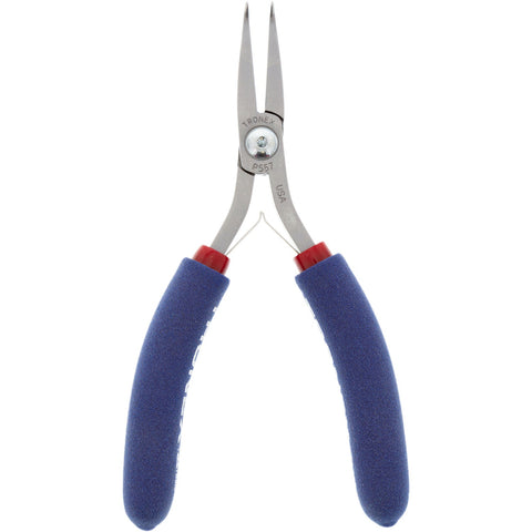 Grounded Pliers – Tronex Fine Bent Nose For Micro Welders - Bent Long Tip  (557/757)