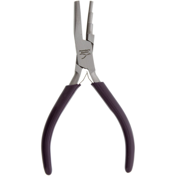 Jeweler's Basics® - Pliers, Round & Concave, 3-Step, 5.5, 4.5 & 3.5mm