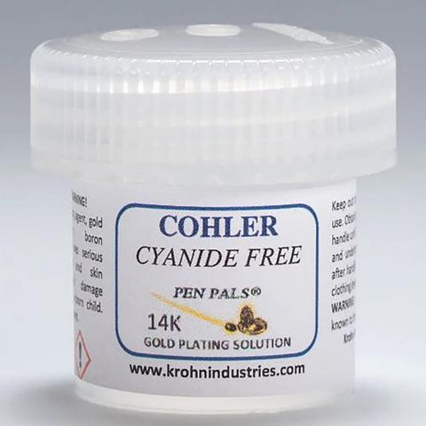 Cohler Pen Pal 14K Gold Pen Plating Solution (Cyanide Free)