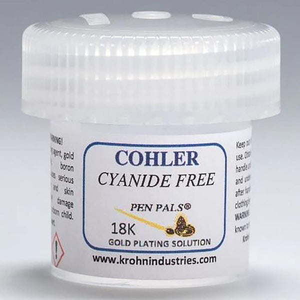 Cohler Pen Pal 18K Gold Pen Plating Solution (Cyanide Free)