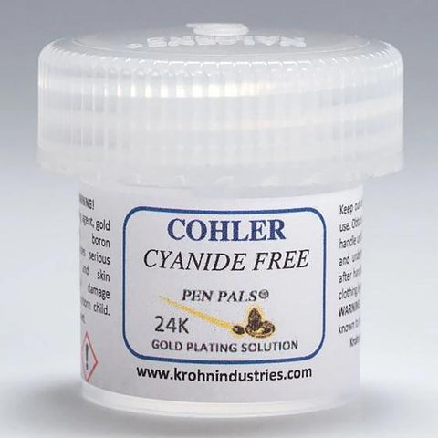 Cohler Pen Pal 24K Gold Pen Plating Solution (Cyanide Free)