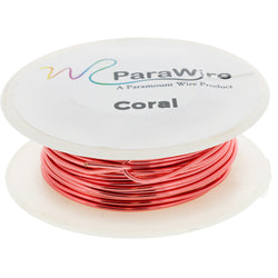Copper Wire, Silver Plated Parawire 26ga Coral 150' Roll