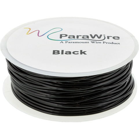 Copper Craft Wire, Parawire 22ga Black Enameled 100' Roll