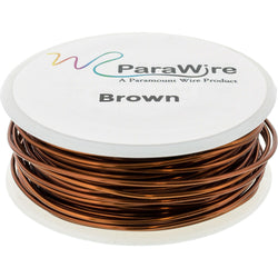 Copper Craft Wire, Parawire 24ga Brown Enameled 150' Roll