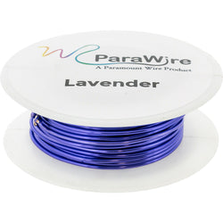 Copper Wire, Silver Plated Parawire 20ga Lavender 40' Roll
