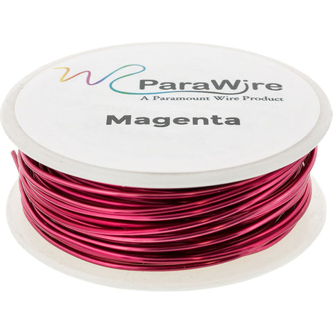 Copper Craft Wire, Parawire 18ga Magenta Enameled 50' Roll