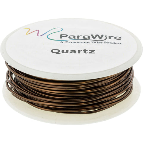 Copper Craft Wire, Parawire 18ga Smokey Quartz Enameled 50' Roll
