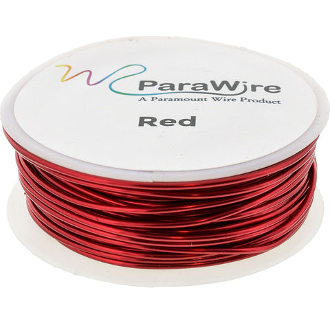 Copper Craft Wire, Parawire 26ga Red Enameled 200' Roll