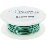 Copper Wire, Silver Plated Parawire 26ga Seafoam 150' Roll