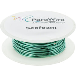Copper Wire, Silver Plated Parawire 22ga Seafoam 60' Roll