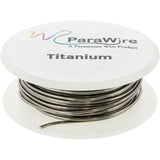 Copper Wire, Silver Plated Parawire 26ga Titanium 150' Roll