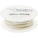 Copper Wire, Silver Plated Parawire 24ga Ultra White 100'