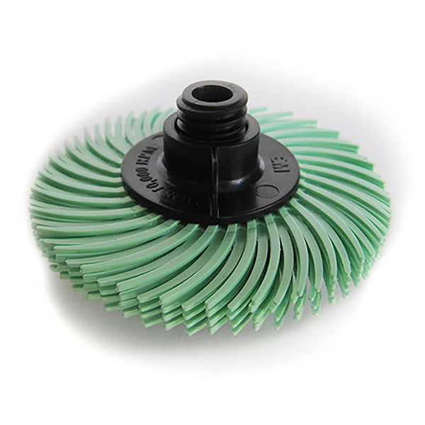 3M™ 2” 4-ply Radial Bristle Brush Green 1 Micron
