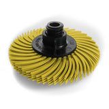 3M™ 2” 4-ply Radial Bristle Brush Yellow 80 Grit