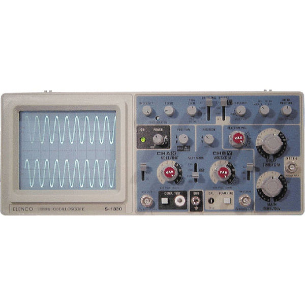 Ociliscope, 30MHz Delayed Sweep w/Dual or Single TraceOption