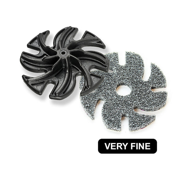 3M™ 3” Scotchbrite Unitized See-thru 2s Very Fine Mounted On A Backpad