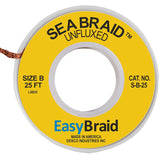 EasyBraid - Desoldering Braid, Sea Braid, .025” - 0.125'