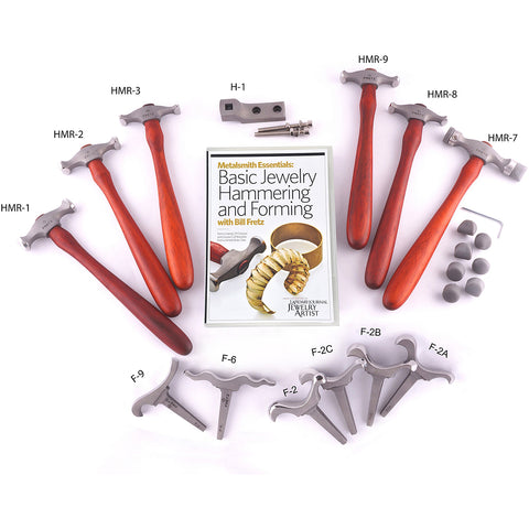 Hammer Set, Fretz Basic Hammering And Forming Jewelry Cuff Brace