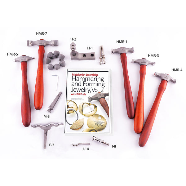 Hammer Set, Fretz Hammering And Forming Jewelry Pendant