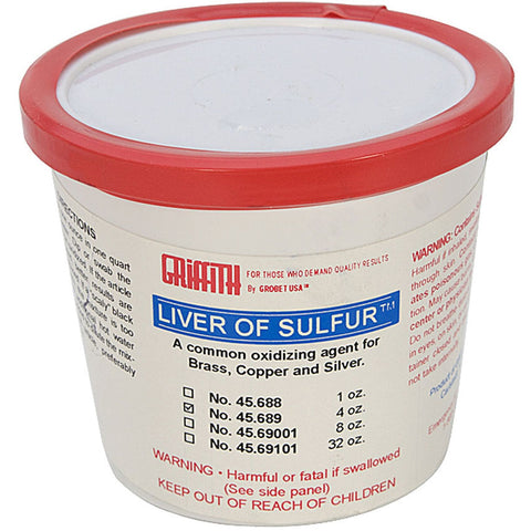 Liver Of Sulfur 4 Oz Jar