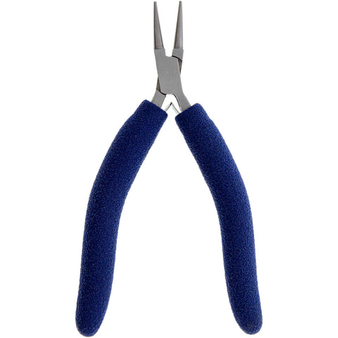 Pliers - Round Nose, 1.5-5.0mm 6.5in., Slim Line (Blue Padded Grips)