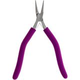 Pliers - Round Nose, 1.5-5.0mm 6.5in., (Purple Padded Grips)