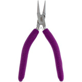 Pliers - Round Nose, 1.5-6.0mm 6.5in., (Purple Padded Grips)