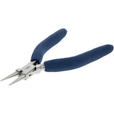 Pliers - Round Nose, 1.5-6.0mm 6.5in., (Blue Padded Grips)
